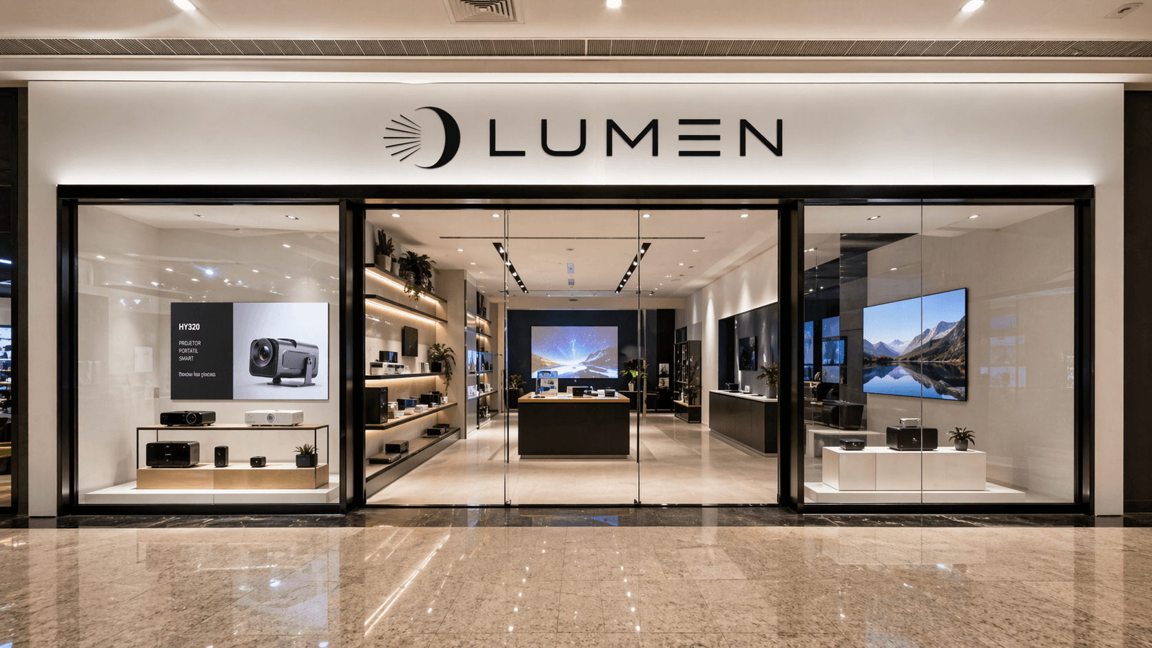 Fachada da loja Lumen no Shopping RioMar Recife