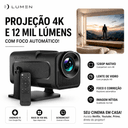 Mini Projetor Lumen HY320 — Smart TV Android, Wi-Fi 6 e Tela de até 200" — imagem 3
