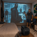 Mini Projetor Lumen HY320 — Smart TV Android, Wi-Fi 6 e Tela de até 200" — imagem 4